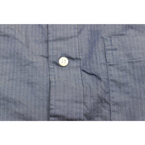 Tommy Hilfiger Regular Fit Men's Button Down Shirt Size M Blue - Picture 7 of 8